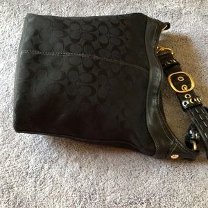 Coach large black bag - never used